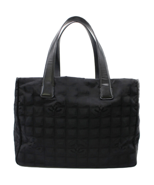 CHANEL（シャネル）CHANEL (シャネル) トートバッグ ブラック ニュートラベルラインMM 10054154の古着・服飾アイテム