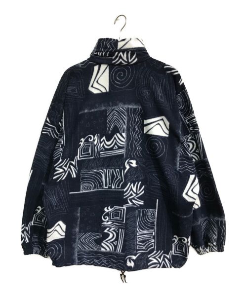 BALENCIAGA（バレンシアガ）BALENCIAGA (バレンシアガ) オーバーサイズフリースジャケット　528353 TBV06 ネイビー×ホワイト サイズ:Mの古着・服飾アイテム