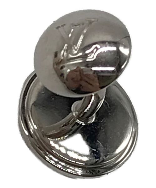 LOUIS VUITTON（ルイ ヴィトン）LOUIS VUITTON (ルイ ヴィトン) カフリンクス・LV サークル M68100 シルバー×ブラック サイズ:-の古着・服飾アイテム