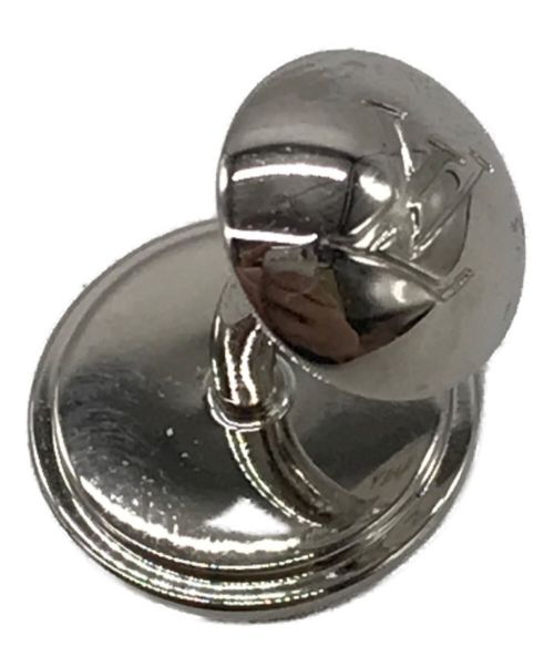 LOUIS VUITTON（ルイ ヴィトン）LOUIS VUITTON (ルイ ヴィトン) カフリンクス・LV サークル M68100 シルバー×ブラック サイズ:-の古着・服飾アイテム