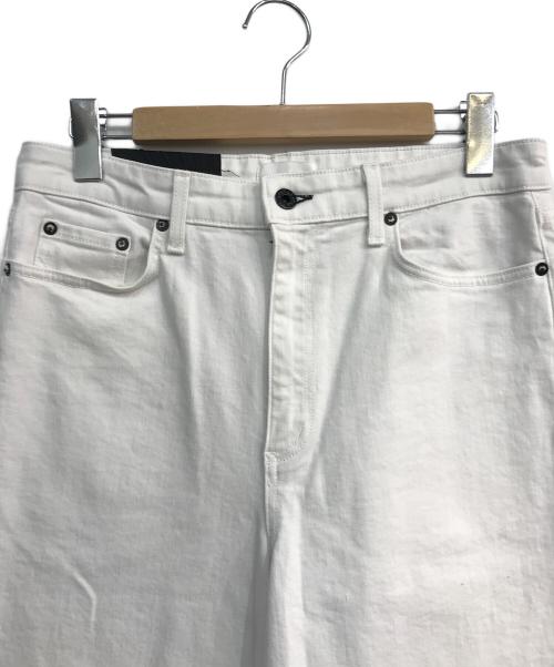 L'appartement（アパルトモン）L'appartement (アパルトモン) ワイドデニムパンツ　ホワイト　	ASKKNY ホワイト サイズ:31の古着・服飾アイテム