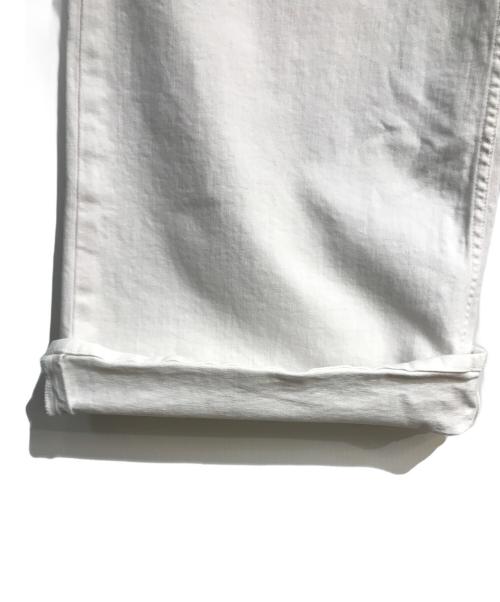 L'appartement（アパルトモン）L'appartement (アパルトモン) ワイドデニムパンツ　ホワイト　	ASKKNY ホワイト サイズ:31の古着・服飾アイテム