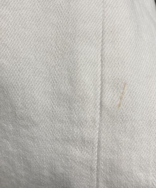 L'appartement（アパルトモン）L'appartement (アパルトモン) ワイドデニムパンツ　ホワイト　	ASKKNY ホワイト サイズ:31の古着・服飾アイテム