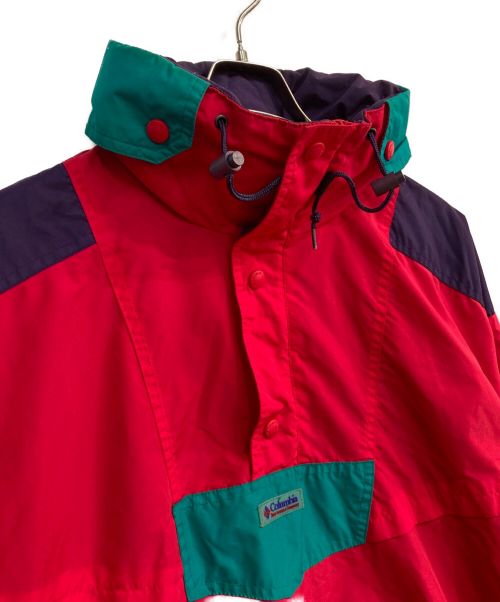 Columbia（コロンビア）Columbia (コロンビア) アノラックパーカー　F3 SM 3140　レッド レッド サイズ:Ｍの古着・服飾アイテム