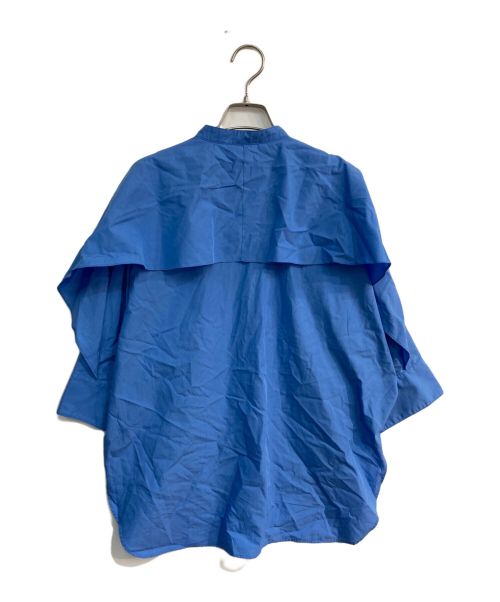 LE PHIL（ル フィル）LE PHIL (ル フィル) ショルダースリットブラウス　534-3110412 ブルー サイズ:Freeの古着・服飾アイテム