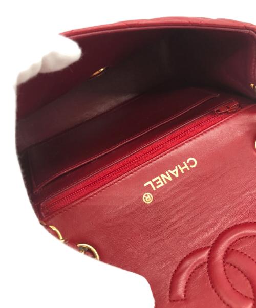 CHANEL（シャネル）CHANEL (シャネル) ミニマトラッセ チェーンショルダーバッグ　レッド レッドの古着・服飾アイテム
