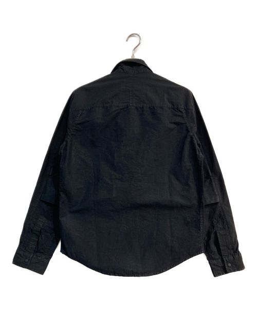 NEMEN（ネーメン）NEMEN (ネーメン) TATS ZIPPED PARACHUTE OVERSHIRT　パラシュートシャツ　NMN E23251 111　ブラック ブラック サイズ:Sの古着・服飾アイテム