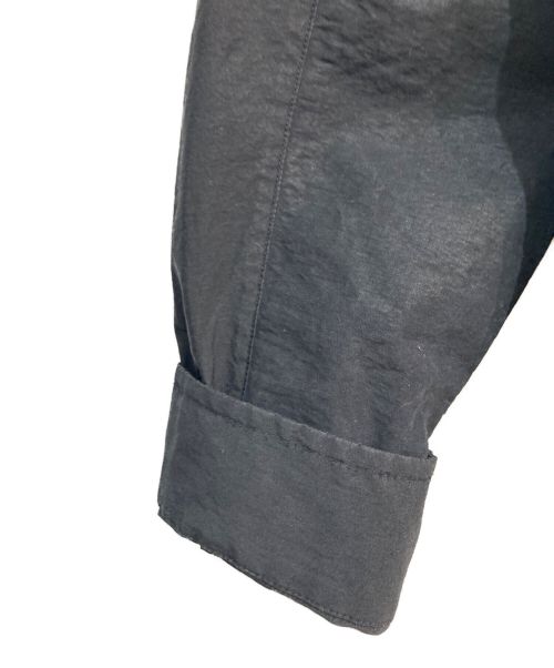 NEMEN（ネーメン）NEMEN (ネーメン) TATS ZIPPED PARACHUTE OVERSHIRT　パラシュートシャツ　NMN E23251 111　ブラック ブラック サイズ:Sの古着・服飾アイテム