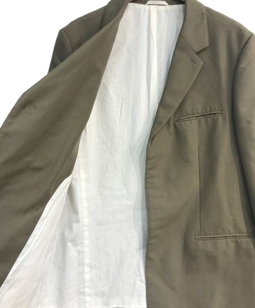 TOM WOOD（トムウッド）TOM WOOD (トムウッド) ELASTIC テーラードジャケット　55683430571　比翼 オリーブ サイズ:Mの古着・服飾アイテム