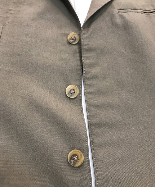 TOM WOOD（トムウッド）TOM WOOD (トムウッド) ELASTIC テーラードジャケット　55683430571　比翼 オリーブ サイズ:Mの古着・服飾アイテム