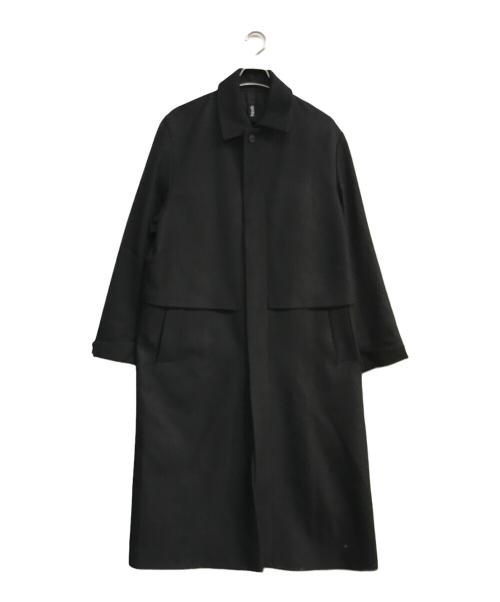 HEVO（イーヴォ）HEVO (イーヴォ) 比翼シングルコート　3205-MONT798 ブラック サイズ:48の古着・服飾アイテム