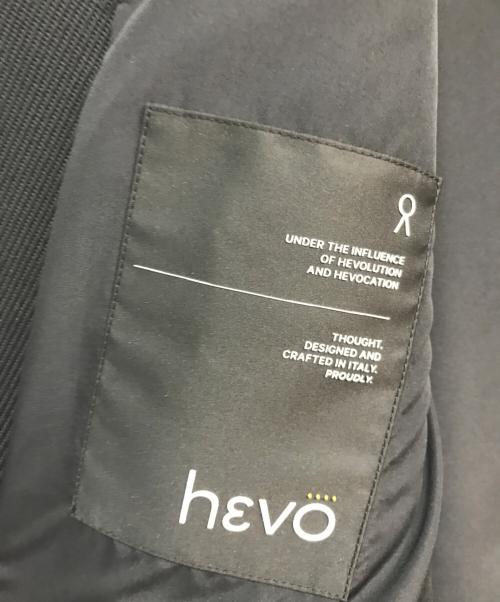 HEVO（イーヴォ）HEVO (イーヴォ) 比翼シングルコート　3205-MONT798 ブラック サイズ:48の古着・服飾アイテム