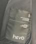 中古・古着 HEVO (イーヴォ) 比翼シングルコート　3205-MONT798 ブラック サイズ:48：14000円