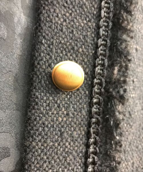 Bouquet de LUNE（ブーケ・ドゥ・・リュンヌ）Bouquet de LUNE (ブーケ・ドゥ・・リュンヌ) ノーカラーツイードジャケット　BQ214-501　IENA別注 21aw  ブラック サイズ:Freeの古着・服飾アイテム