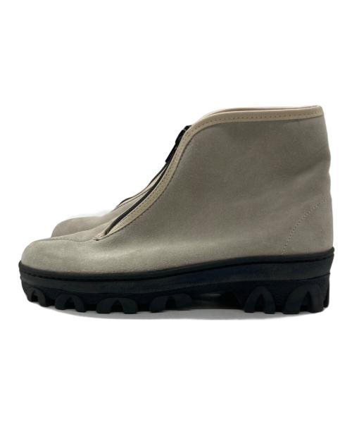 reproduction of found（リプロダクションオブファウンド）reproduction of found (リプロダクションオブファウンド) CLANE (クラネ) MILITARY ZIP BOOTS　ジップアップブーツ　アイボリー アイボリー サイズ:36の古着・服飾アイテム
