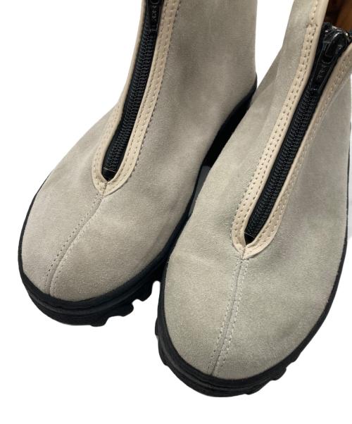 reproduction of found（リプロダクションオブファウンド）reproduction of found (リプロダクションオブファウンド) CLANE (クラネ) MILITARY ZIP BOOTS　ジップアップブーツ　アイボリー アイボリー サイズ:36の古着・服飾アイテム