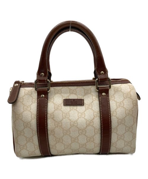 GUCCI（グッチ）GUCCI (グッチ) GGプラス　ミニボストンバッグ　193604　ベージュ ベージュ サイズ:-の古着・服飾アイテム