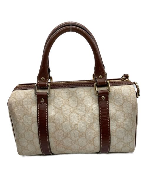 GUCCI（グッチ）GUCCI (グッチ) GGプラス　ミニボストンバッグ　193604　ベージュ ベージュ サイズ:-の古着・服飾アイテム