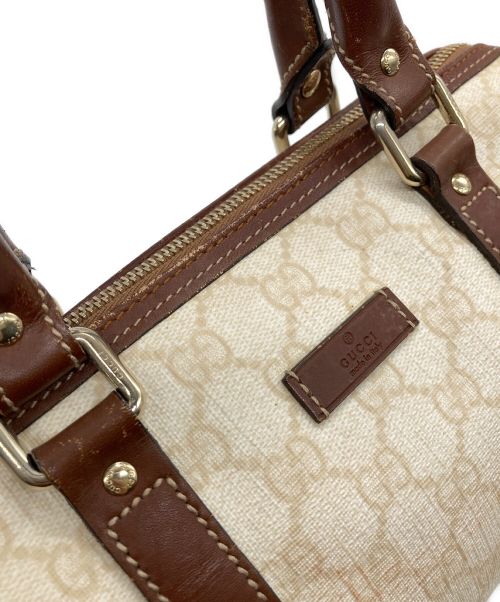 GUCCI（グッチ）GUCCI (グッチ) GGプラス　ミニボストンバッグ　193604　ベージュ ベージュ サイズ:-の古着・服飾アイテム