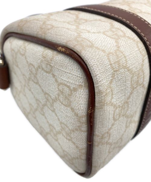 GUCCI（グッチ）GUCCI (グッチ) GGプラス　ミニボストンバッグ　193604　ベージュ ベージュ サイズ:-の古着・服飾アイテム