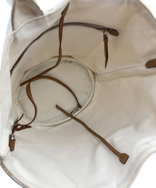 PRADA（プラダ）PRADA (プラダ) カナパ トートバッグ　1BG163 ホワイトの古着・服飾アイテム