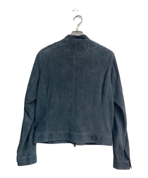 EMMETI（エンメティ）EMMETI (エンメティ) JURI GOAT SKIN SUEDE　GIAPPONE-074 ネイビー サイズ:50の古着・服飾アイテム