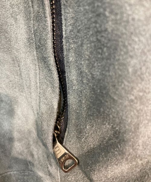 EMMETI（エンメティ）EMMETI (エンメティ) JURI GOAT SKIN SUEDE　GIAPPONE-074 ネイビー サイズ:50の古着・服飾アイテム