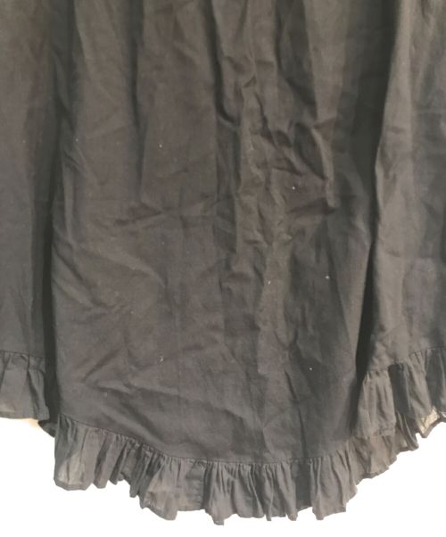 journal standard luxe（ジャーナルスタンダード ラックス）JOURNAL STANDARD LUXE (ジャーナルスタンダード リュクス) エアリーガーゼフリルスカート　22060440010030 ブラック サイズ:Freeの古着・服飾アイテム