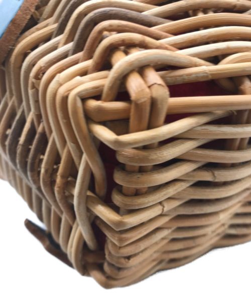 ebagos（エバゴス）ebagos (エバゴス) タカイソラノシタ390 カゴバッグ ブラウンの古着・服飾アイテム