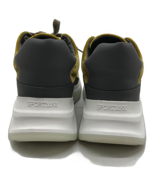 SPORT MAX（スポーツマックス）SPORT MAX (スポーツマックス) ATRENCH ローカットスニーカー オリーブ サイズ:37の古着・服飾アイテム