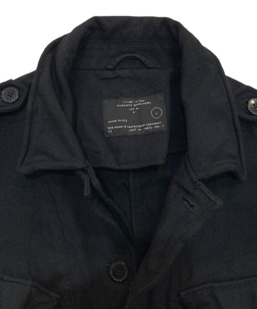 ALL SAINTS（オールセインツ）ALL SAINTS (オールセインツ) ミリタリージャケット ブラック サイズ:Lの古着・服飾アイテム