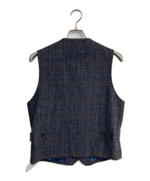 Psycho Bunny（サイコ バニー）Psycho Bunny (サイコ バニー) Harris Tweed (ハリスツイード) ツイードジレ　271204 グレー サイズ:Mの古着・服飾アイテム