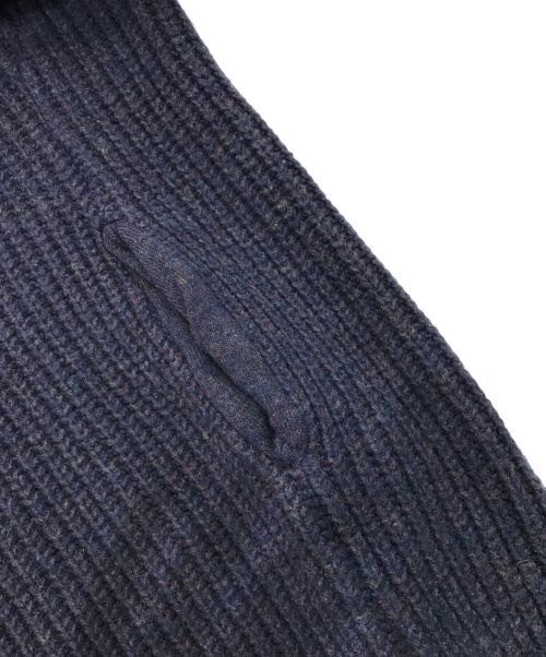 Dulcamara（ドゥルカマラ）Dulcamara (ドゥルカマラ) ローゲージタートルニット ネイビーの古着・服飾アイテム