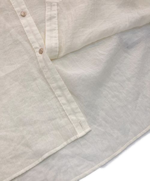 COLLAGE GALLARDAGALANTE（コラージュ ガリャルダガランテ）COLLAGE GALLARDAGALANTE (コラージュ ガリャルダガランテ) 2WAYヴィンテージライクシアーシャツ CLZ1031304A0003 アイボリー サイズ:Freeの古着・服飾アイテム