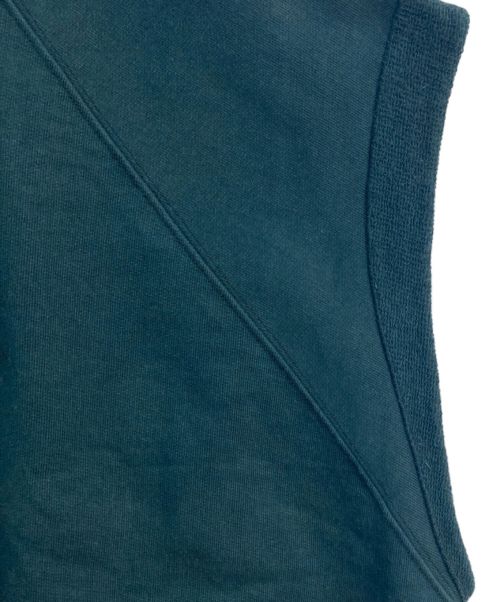 OAMC（オーエーエムシー）OAMC (オーエーエムシー) ノースリーブスウェットベスト　OAMQ703482 グリーン サイズ:Lの古着・服飾アイテム