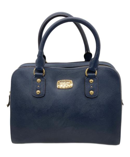 MICHAEL KORS（マイケル・コース）MICHAEL KORS (マイケルコース) ミニボストンバッグ ネイビーの古着・服飾アイテム