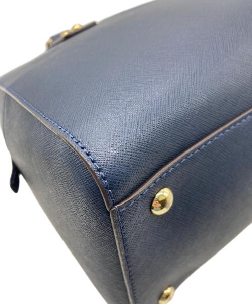 MICHAEL KORS（マイケル・コース）MICHAEL KORS (マイケルコース) ミニボストンバッグ ネイビーの古着・服飾アイテム