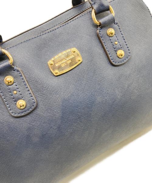 MICHAEL KORS（マイケル・コース）MICHAEL KORS (マイケルコース) ミニボストンバッグ ネイビーの古着・服飾アイテム