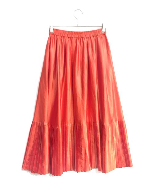 ADORE（アドーア）ADORE (アドーア) クリアサテンスカート　531-1120111 レッド サイズ:38の古着・服飾アイテム