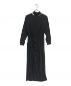 HER LIP TOハーリップトゥ）の古着「Back Lace-up Ribbed Dress　HLT2009083」｜ブラック