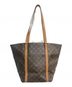 LOUIS VUITTONルイ ヴィトン）の古着「ショルダートートバッグ　サックショッピング　M51108　モノグラム」｜ブラウン