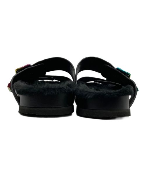 LOUIS VUITTON（ルイ ヴィトン）LOUIS VUITTON (ルイ ヴィトン) ミラボーライン サンダル　FD0199　モノグラム・アンプラント ブラック サイズ:7の古着・服飾アイテム