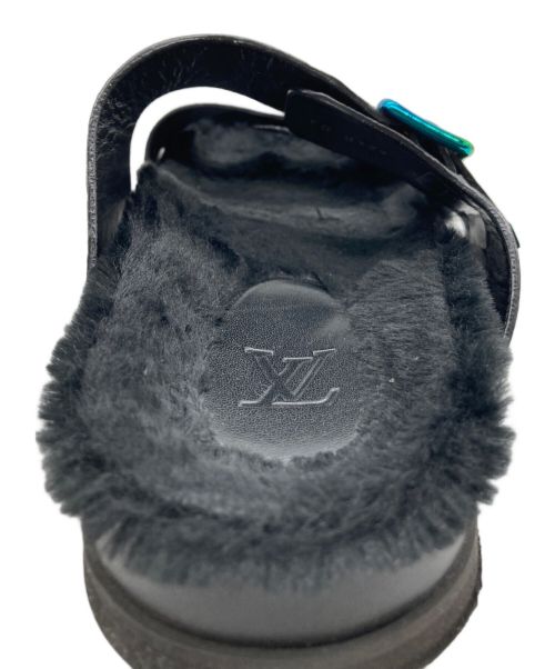 LOUIS VUITTON（ルイ ヴィトン）LOUIS VUITTON (ルイ ヴィトン) ミラボーライン サンダル　FD0199　モノグラム・アンプラント ブラック サイズ:7の古着・服飾アイテム