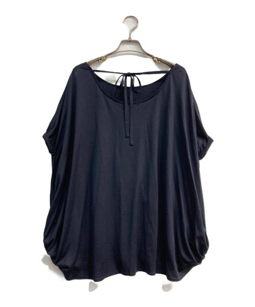 BURBERRY BLUE LABEL（バーバリーロンドンブルーレーベル）BURBERRY BLUE LABEL (バーバリーロンドンブルーレーベル) ノースリーブカットソー ネイビー サイズ:38の古着・服飾アイテム