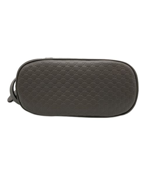 GUCCI（グッチ）GUCCI (グッチ) GGレザー2WAYバッグ　449654 グレー サイズ:-の古着・服飾アイテム