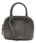 GUCCI (グッチ) GGレザー2WAYバッグ　449654 グレー サイズ:-：40000円