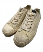 Maison MIHARA YASUHIROメゾン ミハラ ヤスヒロ）の古着「PAST Sole 6 - Hole Over-dyed CV Low-top Sneaker　S10FW208」｜アイボリー