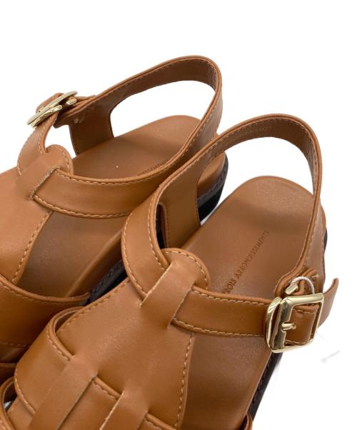 23区（ニジュウサンク）23区 (ニジュウサンク) グルカサンダル　SE3DSM0401 ブラウン サイズ:21.5cmの古着・服飾アイテム