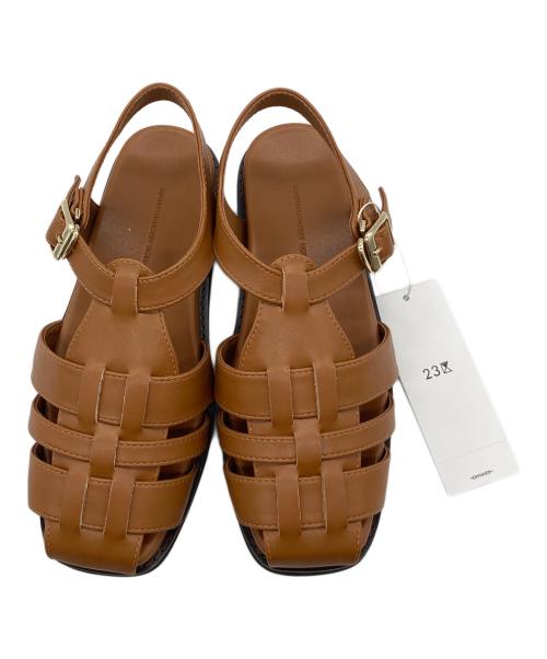23区（ニジュウサンク）23区 (ニジュウサンク) グルカサンダル　SE3DSM0401 ブラウン サイズ:21.5cmの古着・服飾アイテム