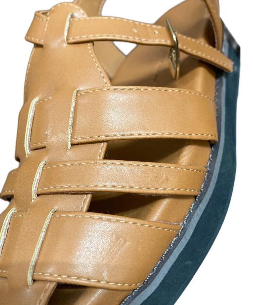 23区（ニジュウサンク）23区 (ニジュウサンク) グルカサンダル　SE3DSM0401 ブラウン サイズ:21.5cmの古着・服飾アイテム